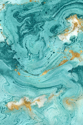 Rolgordijn verduisterend Turquoise graniet