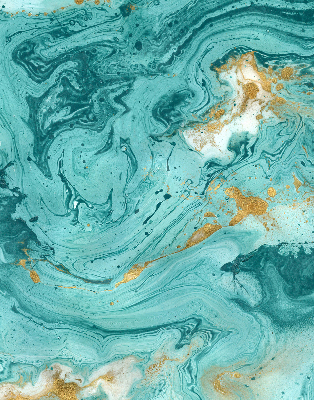 Rolgordijn verduisterend Turquoise graniet