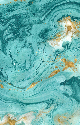 Rolgordijn verduisterend Turquoise graniet