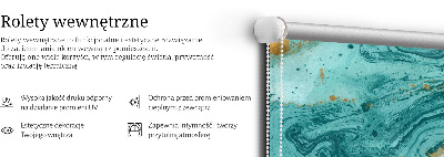 Rolgordijn verduisterend Turquoise graniet