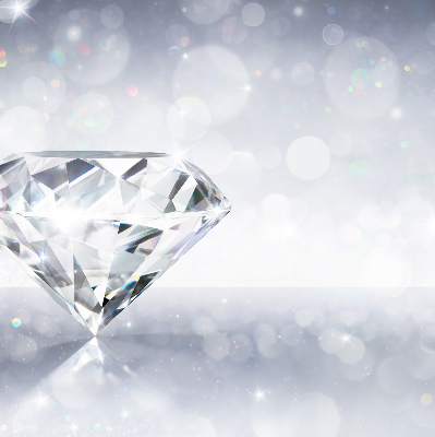 Rolgordijn voor het raam Diamanten