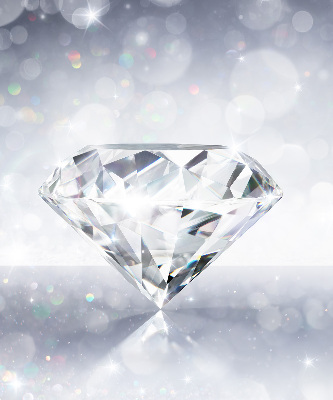 Rolgordijn voor het raam Diamanten