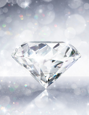 Rolgordijn voor het raam Diamanten