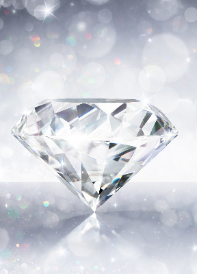 Rolgordijn voor het raam Diamanten