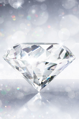 Rolgordijn voor het raam Diamanten