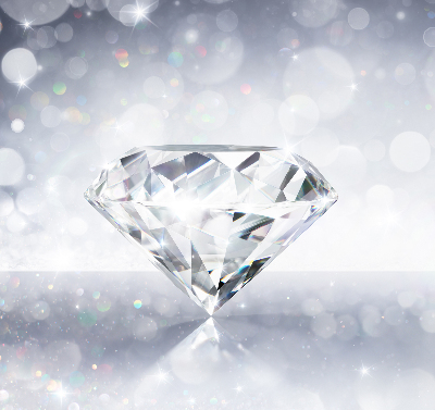 Rolgordijn voor het raam Diamanten