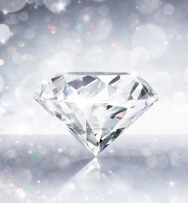 Rolgordijn voor het raam Diamanten