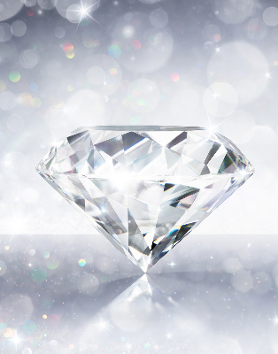 Rolgordijn voor het raam Diamanten