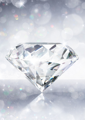 Rolgordijn voor het raam Diamanten