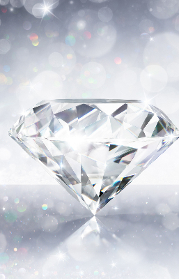 Rolgordijn voor het raam Diamanten