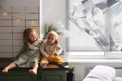 Rolgordijn voor het raam Diamanten