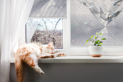 Rolgordijn voor het raam Diamanten