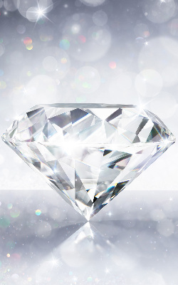 Rolgordijn voor het raam Diamanten