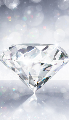 Rolgordijn voor het raam Diamanten