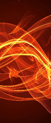 Rolgordijn voor het raam Oranje abstractie