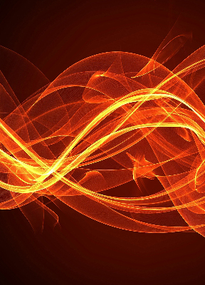 Rolgordijn voor het raam Oranje abstractie