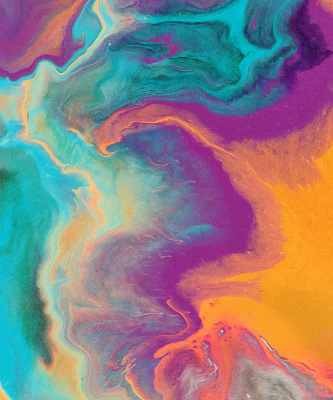 Rolgordijn voor het raam Uitspoelen van verf