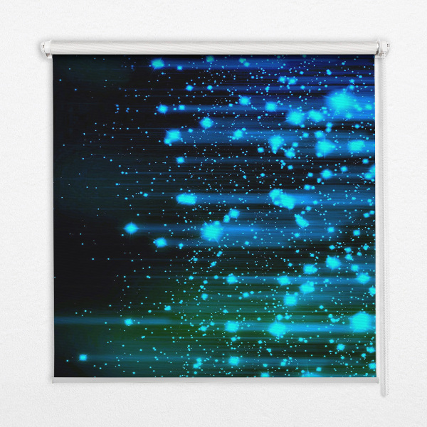 Rolgordijn verduisterend Blauwe hagel