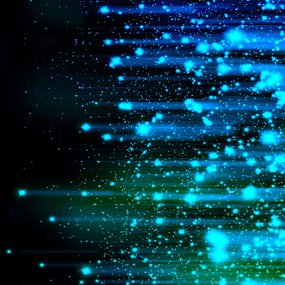 Rolgordijn verduisterend Blauwe hagel