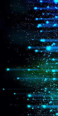 Rolgordijn verduisterend Blauwe hagel