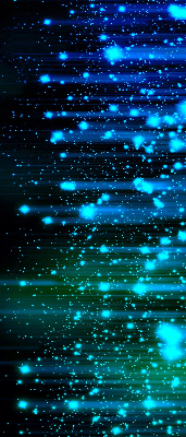 Rolgordijn verduisterend Blauwe hagel