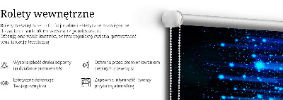 Rolgordijn verduisterend Blauwe hagel