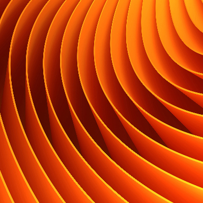 Rolgordijn voor het raam Oranje abstractie