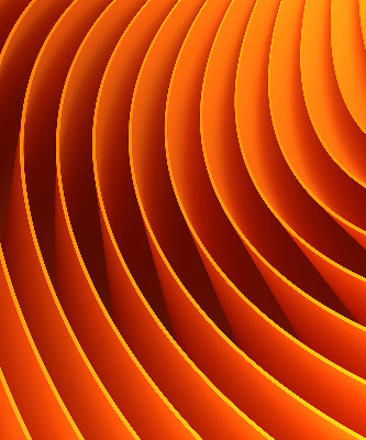 Rolgordijn voor het raam Oranje abstractie