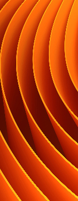 Rolgordijn voor het raam Oranje abstractie