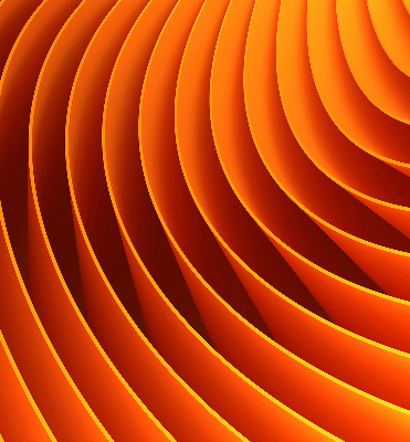 Rolgordijn voor het raam Oranje abstractie