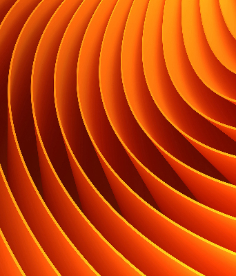 Rolgordijn voor het raam Oranje abstractie