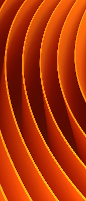 Rolgordijn voor het raam Oranje abstractie