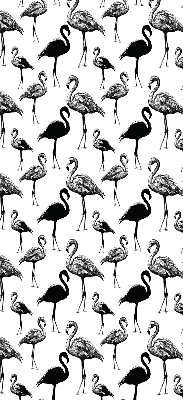 Rolgordijn verduisterend Zwarte flamingo's