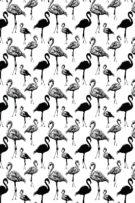 Rolgordijn verduisterend Zwarte flamingo's