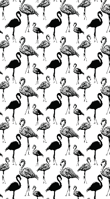 Rolgordijn verduisterend Zwarte flamingo's