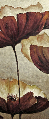 Rolgordijn voor het raam Bloemen