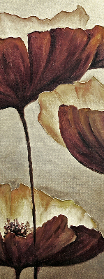 Rolgordijn voor het raam Bloemen