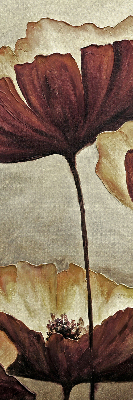 Rolgordijn voor het raam Bloemen