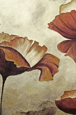 Rolgordijn voor het raam Bloemen