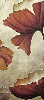 Rolgordijn voor het raam Bloemen