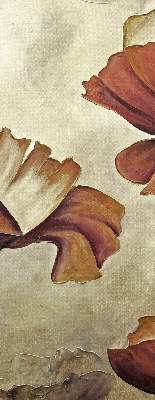 Rolgordijn voor het raam Bloemen