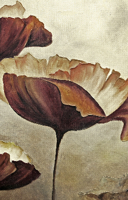 Rolgordijn voor het raam Bloemen