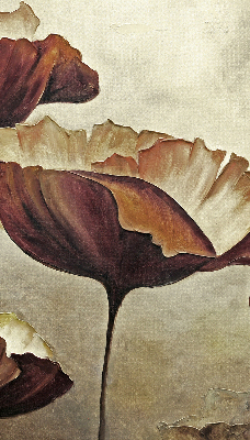 Rolgordijn voor het raam Bloemen