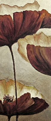 Rolgordijn voor het raam Bloemen