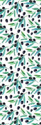 Rolgordijn verduisterend Bladeren en pruimen