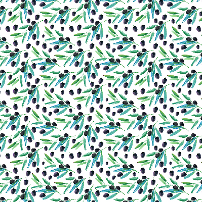 Rolgordijn verduisterend Bladeren en pruimen