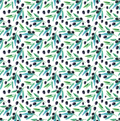 Rolgordijn verduisterend Bladeren en pruimen