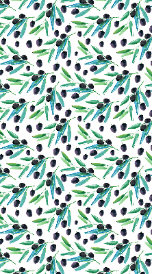 Rolgordijn verduisterend Bladeren en pruimen