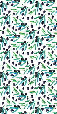 Rolgordijn verduisterend Bladeren en pruimen