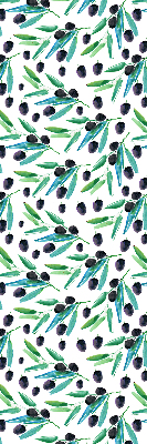 Rolgordijn verduisterend Bladeren en pruimen